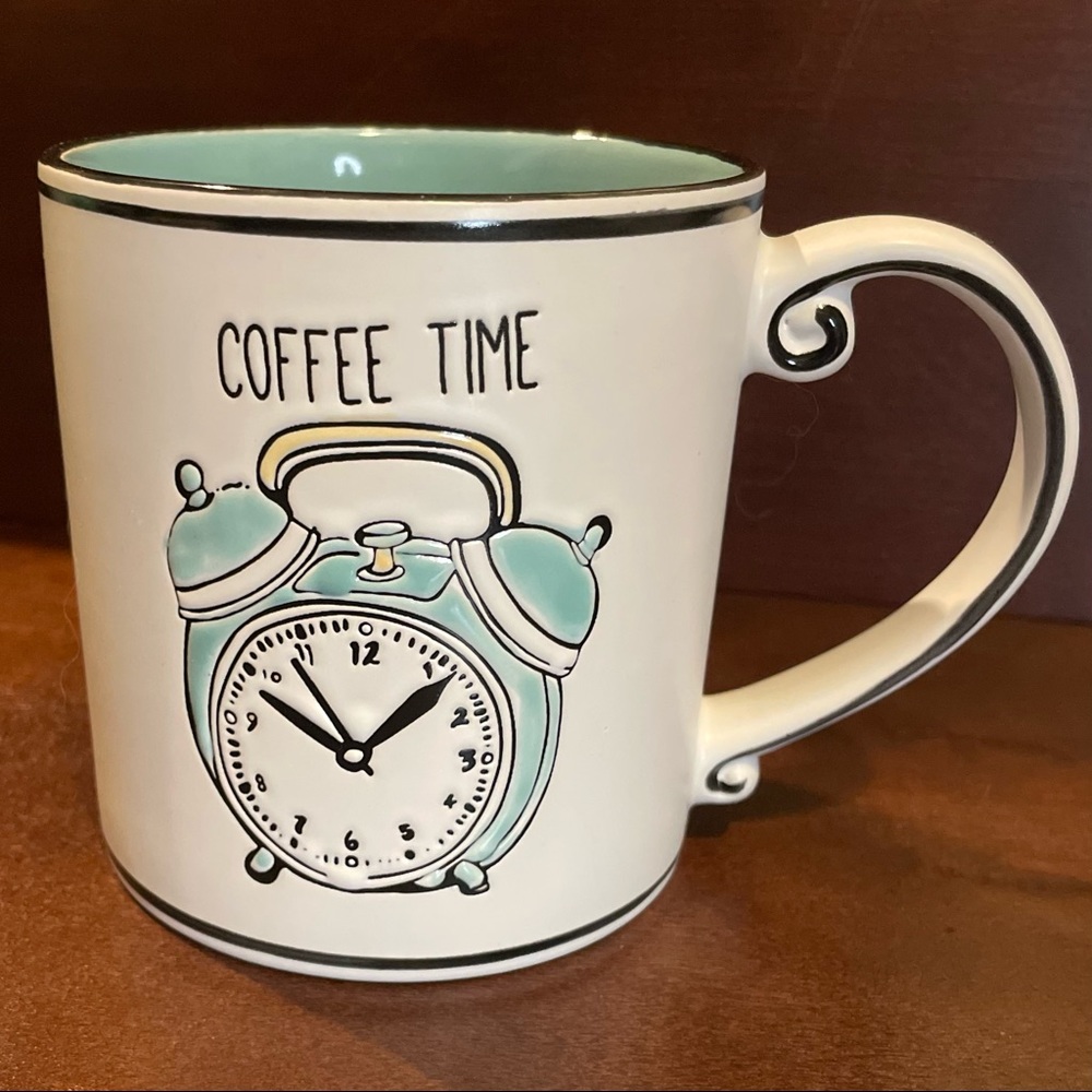 NWT Oversized “Coffee Time” Mug